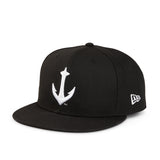 Seattle Kraken Anchor New Era 5950 Black Cap