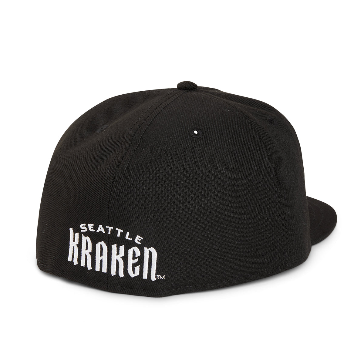 Seattle Kraken Anchor New Era 5950 Black Cap