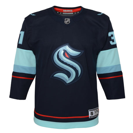 Seattle Kraken Philipp Grubauer Youth Home Team Jersey
