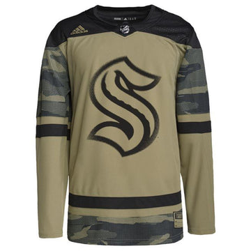 Adidas NHL Salute to Service Military Camo Blank Hockey Jersey