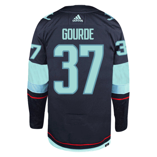 Adidas Tampa Bay Lightning No37 Yanni Gourde Green Salute to Service Stitched Youth NHL Jersey