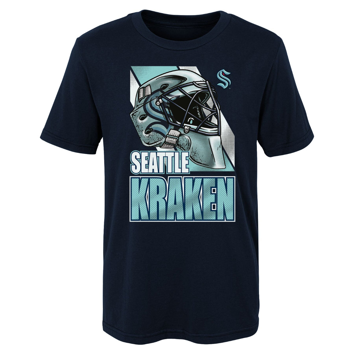 Seattle Kraken Youth Bucket Head Short Sleeve Tee