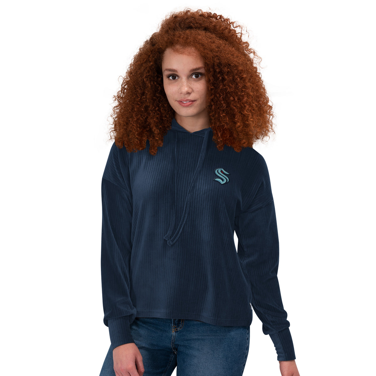 Seattle Kraken G3 Women Endline Waffle Knit Hoodie