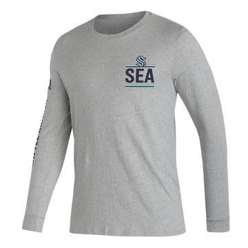 Levelwear Seattle Kraken Name & Number T-Shirt - Eberle - Adult - Navy - Seattle Kraken - L