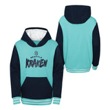 Seattle Kraken Reverse Retro Outerstuff Fleece Youth Hoodie