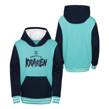 Seattle Kraken Reverse Retro Outerstuff Fleece Youth Hoodie