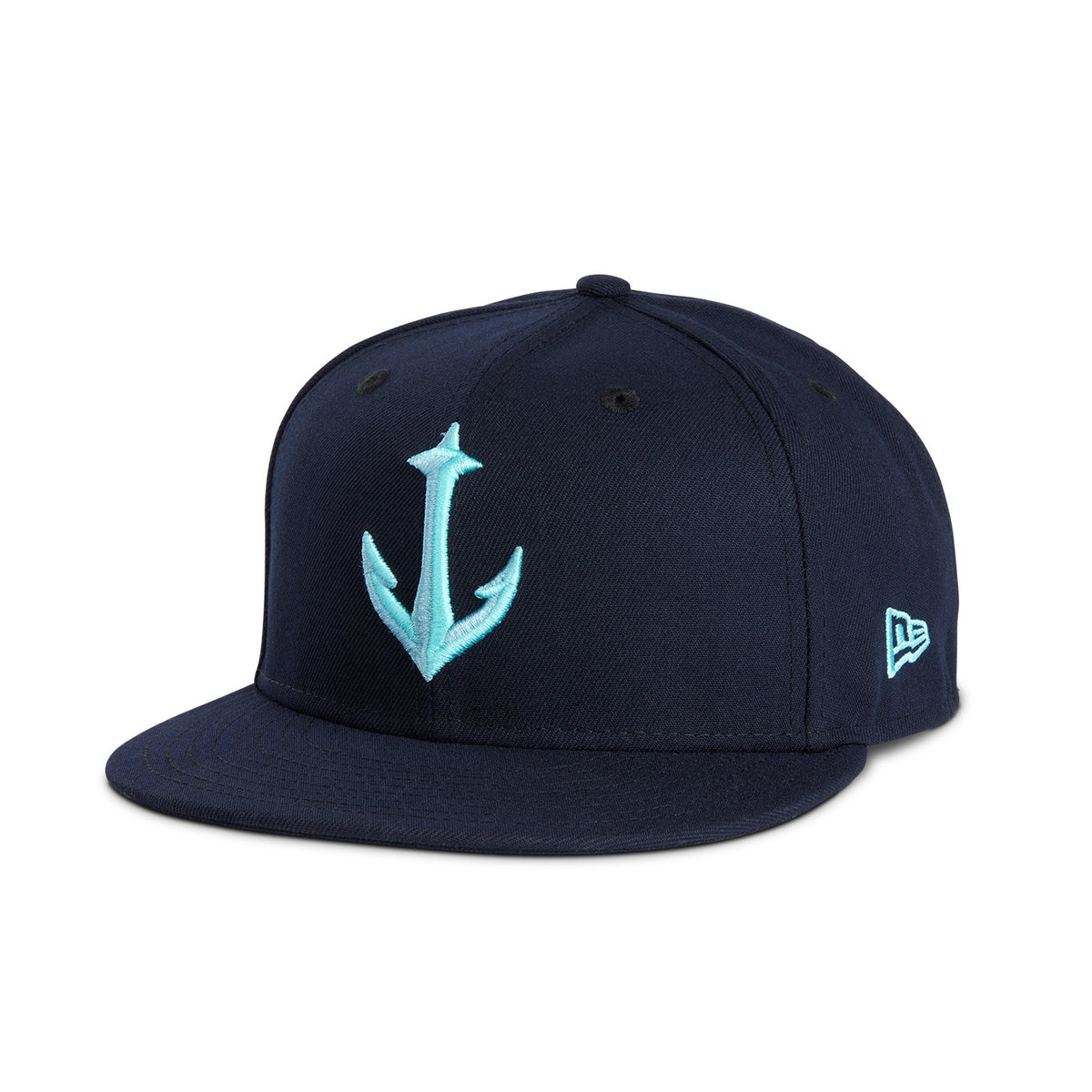 Seattle Kraken New Era 5950 Anchor Navy Cap