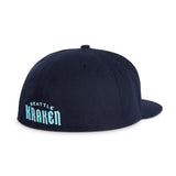 Seattle Kraken New Era 5950 Anchor Navy Cap