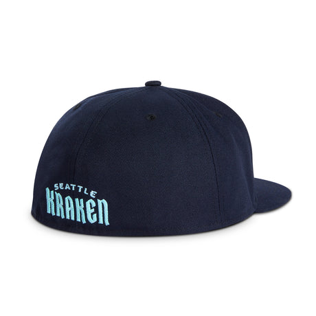 Seattle Kraken New Era 5950 Anchor Navy Cap
