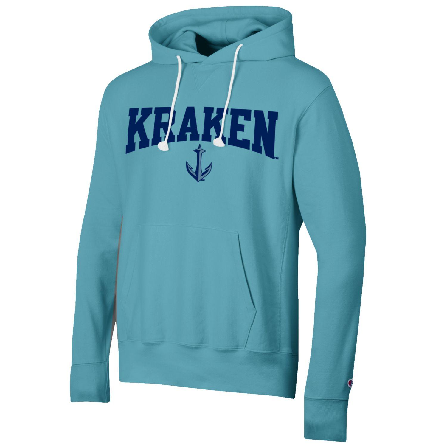 FANATICS Seattle Kraken Deep Blue Sea Hoodie Sweatshirt Youth XL