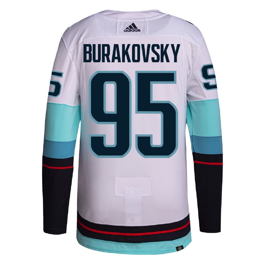 #95 Burakovsky - Seattle Kraken Authentic Adidas Home Player Jersey - 50