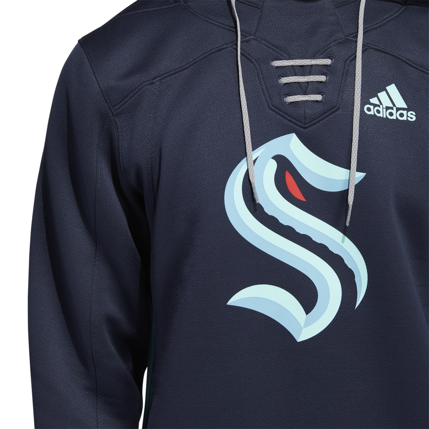 Seattle+Kraken+adidas+Skate+Lace+Pullover+Hoodie%2FJersey+Navy+Size+XL for  sale online