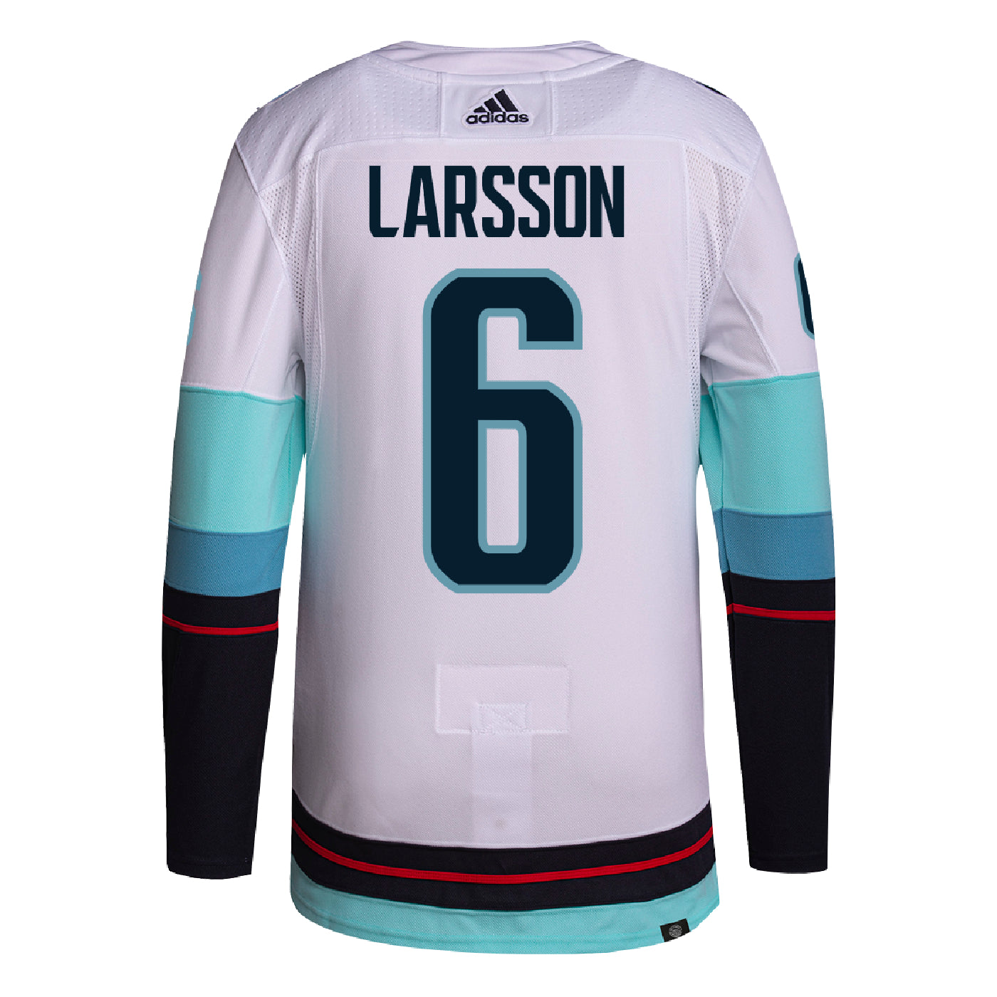 No6 Adam Larsson Blue 2019-20 Third Alternate Jersey
