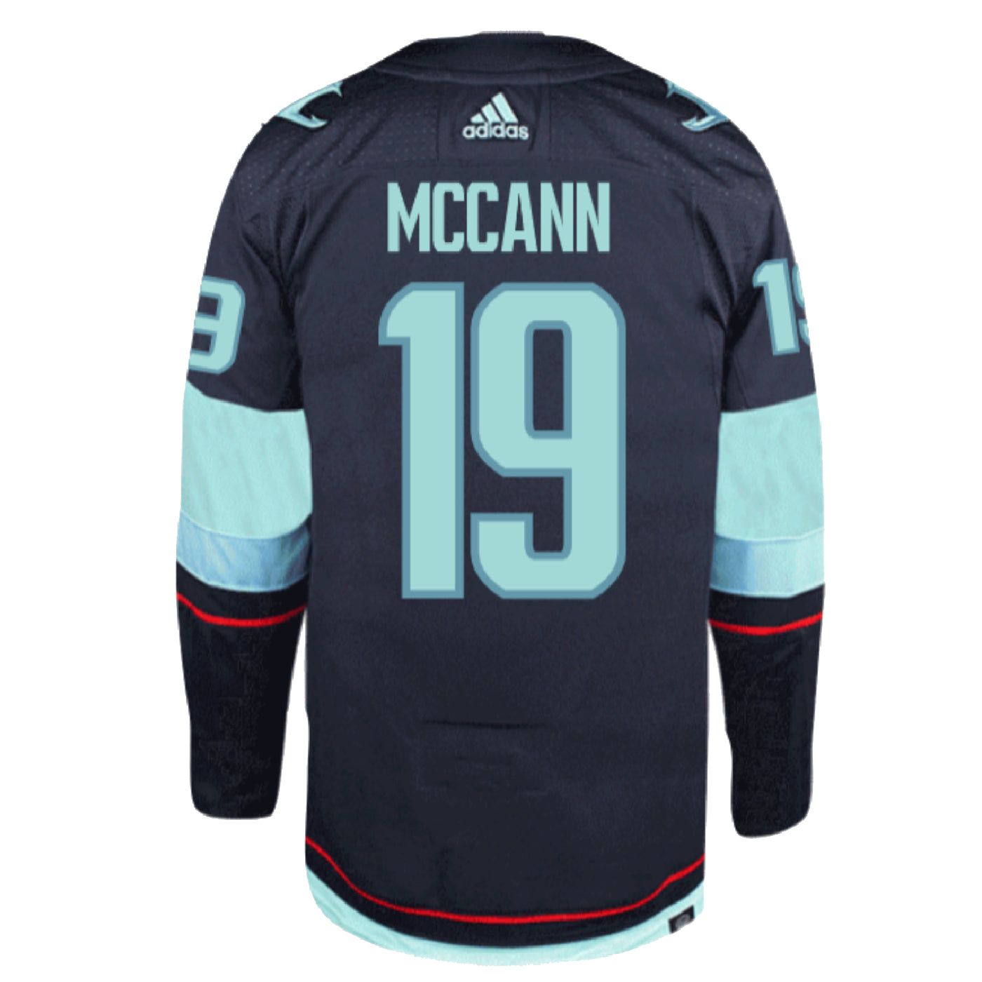 #19 McCann - Seattle Kraken Authentic Adidas Home Player Jersey - 60